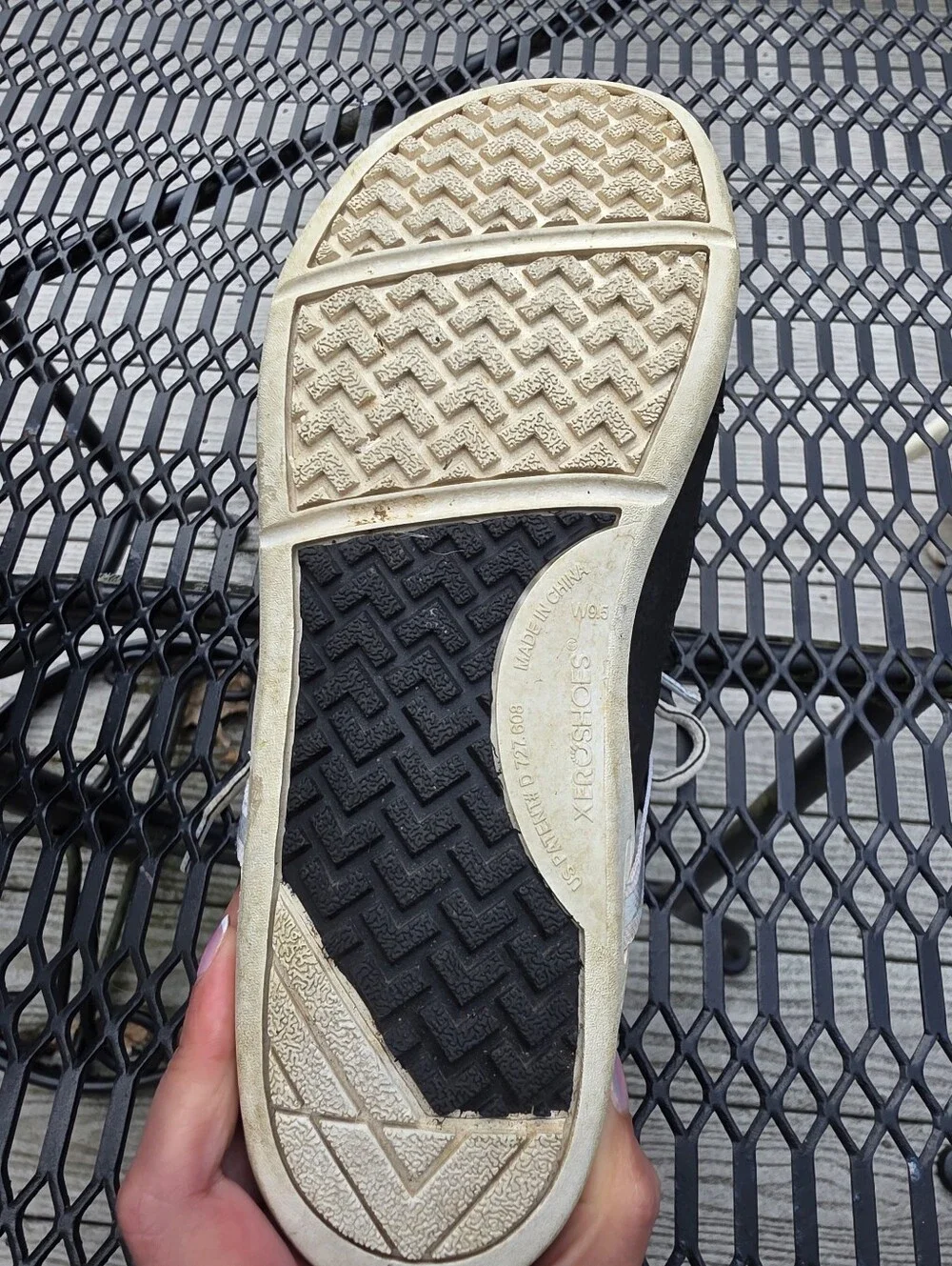 Women's Gently Used Prio Xero Black And White Shoes